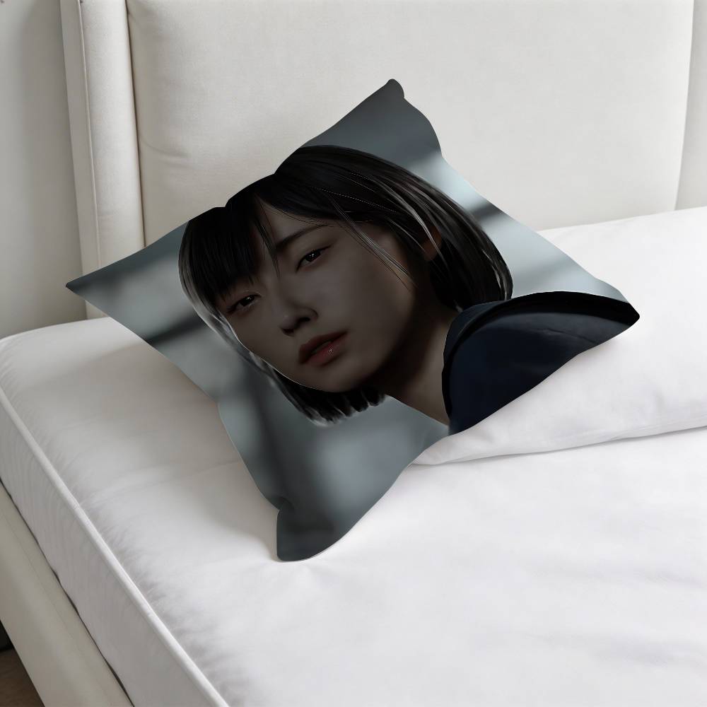 Game SSilent HHill F Fashion Square Pillow Case Durable Throw Pillow Cover for Sofa Couch Chair