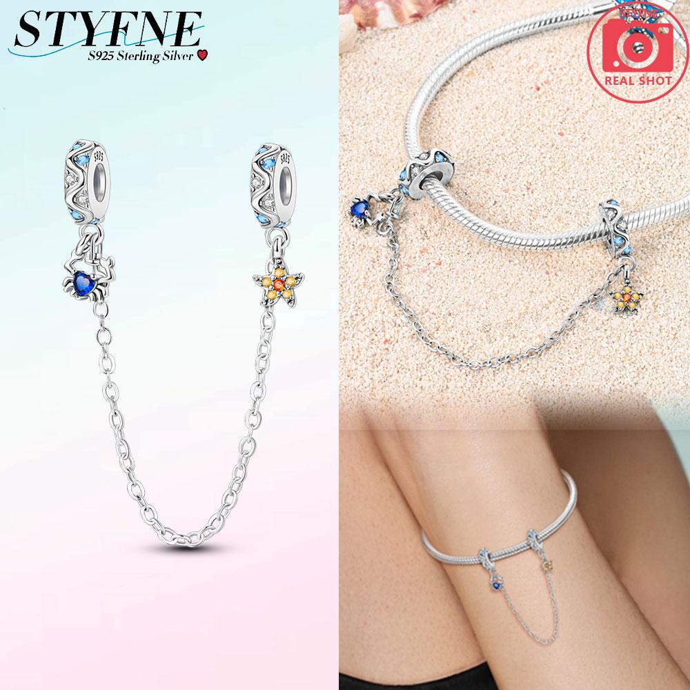 Серия Мир Океана Морской Синий Черепаха Морская Звезда Краб Осьминог Шармы Бусина Подходит Браслет Медь DIY Ювелирное Изделие Подарок