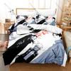 Malevolent Spirits Mononogatari Fan Merch Duvet Cover Set Tsukuyomi Family Yokai Spirit Art Skin-Friendly Washable All Season