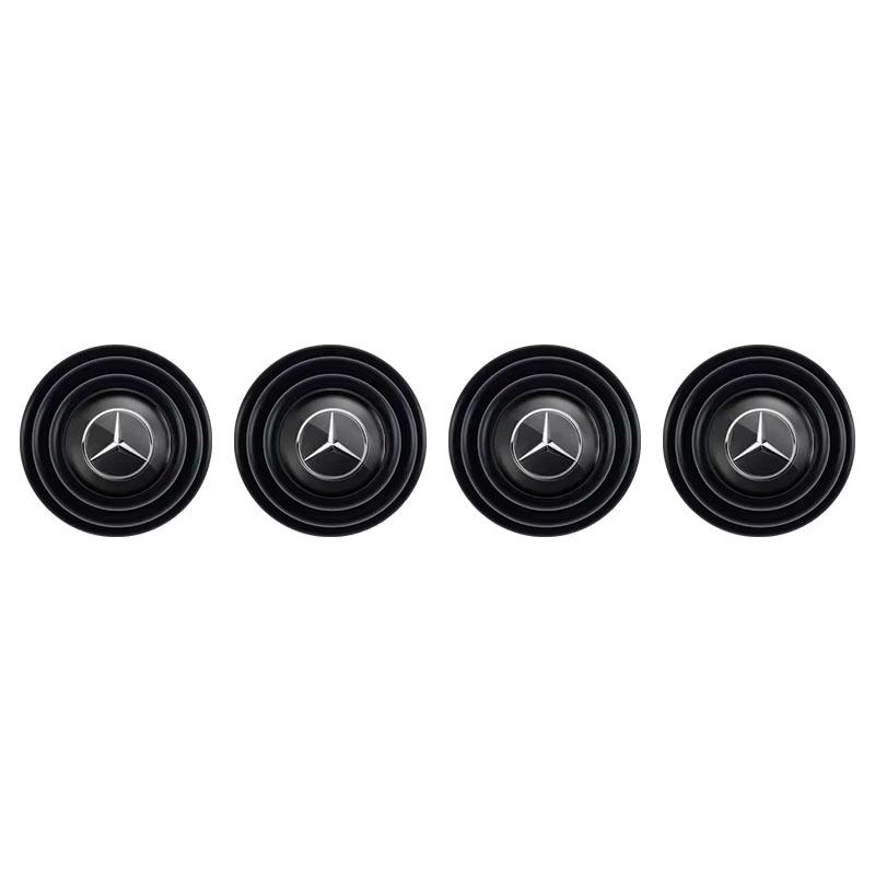 Hub Cap Car Door Shockproof Gasket Shock Absorbing Buffer Pad Sticker Hubcap For Mercedes Benz AMG GLE GLC CLA W206 W204 W205 W211 W203 DL1