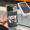 Прозрачный квадратный чехол-бампер для iPhone 13 14 Pro Max 15 Plus 11 16 ProMax 12, защита от окисления, с рисунком плаката о розыске Луффи