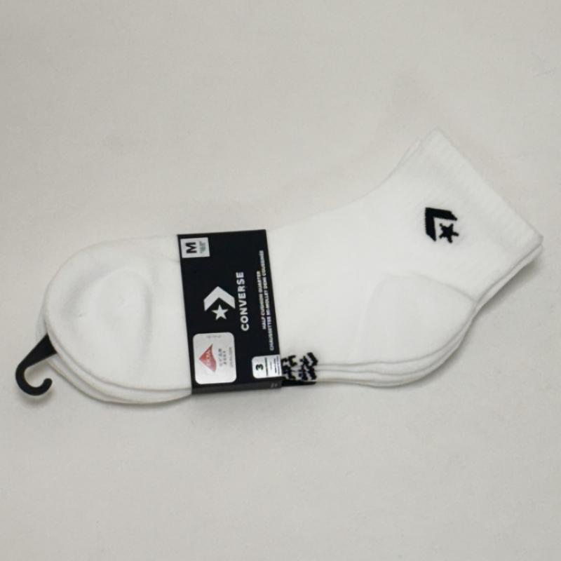 Converse Basic Socks 3pk White Uc0570 001