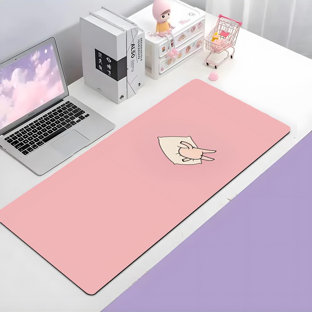 Cute Lovely Cartoon KKetnipzs Mouse Pad Large Gaming Mousepad With Thick Stitched Edge NonSlip Desk Mat