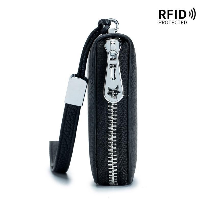 Женский кошелек длинный кожаный RFID первый слой коровья кожа клатч-сумка мягкая кожа простой кошелек сумка для мобильного телефона мужчины