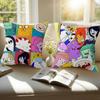 Cushion Cover Inches Farmhouse Decor Home Throw Pillow Covers For Couch Decorations Anime A-Adventures T-Imes