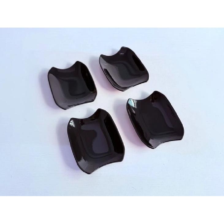 ABS Black Door Handle Bowl Cover Trim For -2025 Chevrolet Colorado 4pcs