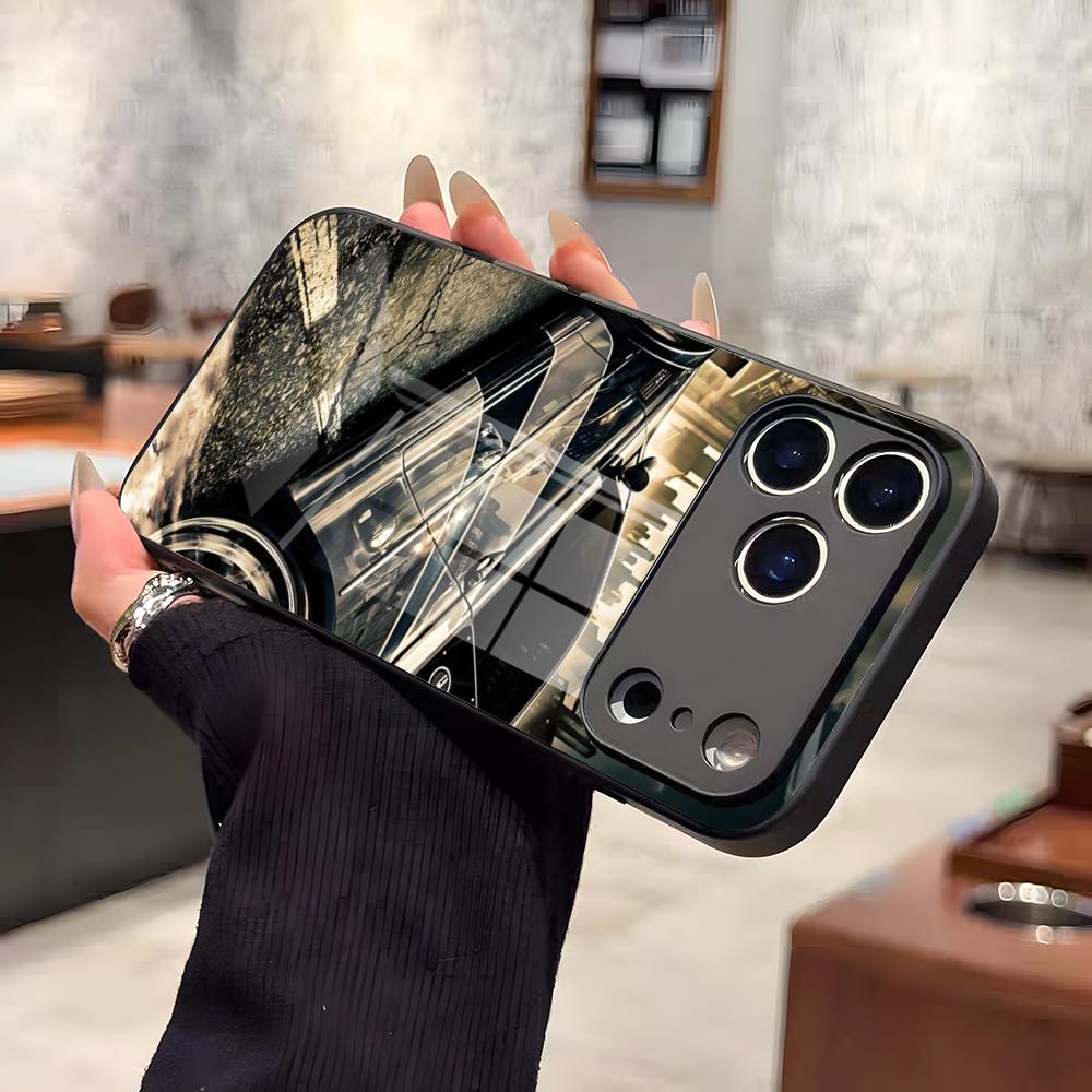 Чехол для телефона Need For Speed для iPhone 17 Air 16 E Pro Max 15 14 13 Mini 12 Pro 11 Max Plus Черное Стеклянное Покрытие