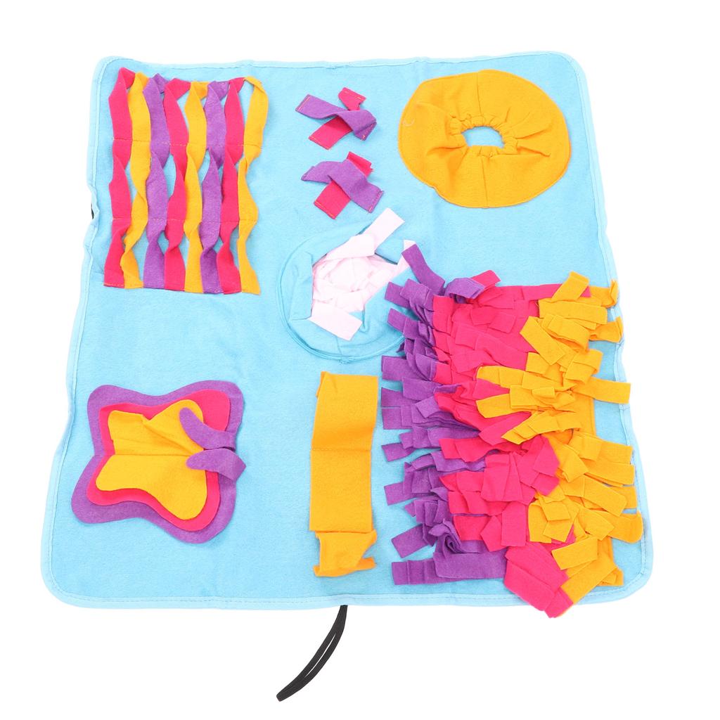 Коврик для нюханья собак, моющийся многоразовый тканевый коврик для медленного кормления домашних животных, уменьшающий тревогу, обогащающий корм для собак