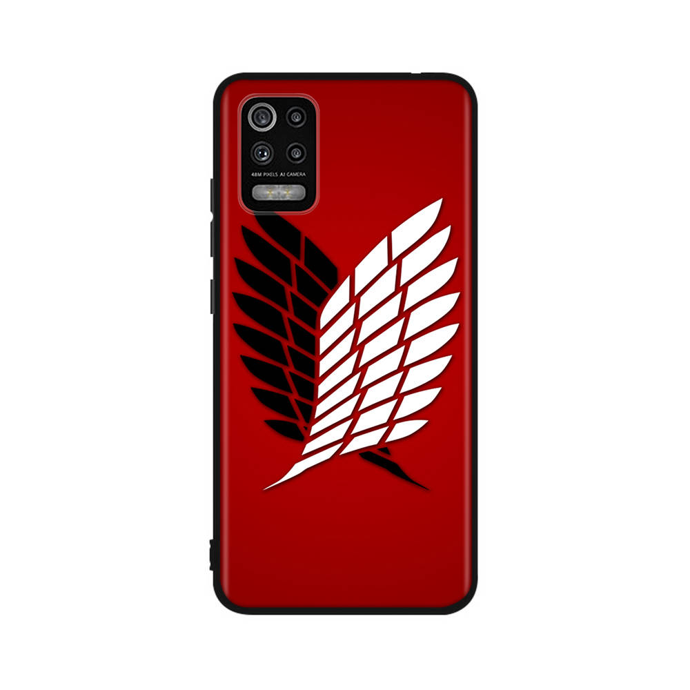 DT9 Attack On Titan Case for Xiaomi Poco X6 X4 M5 M6 F5 F6 C65 C55 C50 C51 C40 Redmi Note 7 8 14C A3X 13C 12C 11 10A 9C Pro Black Sofe Cover