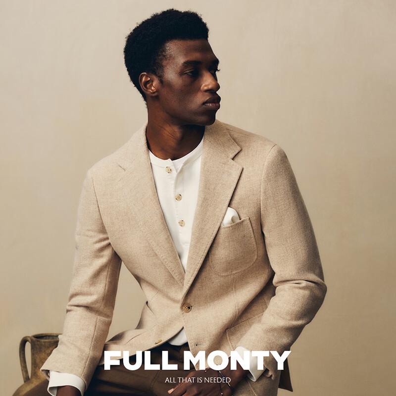 FULL MONTY Тяжелый шерстяной блейзер 440 г