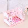 Doll Toy Furniture European Style Bunk Bed Double Bunk Bed Girl Birthday Toy