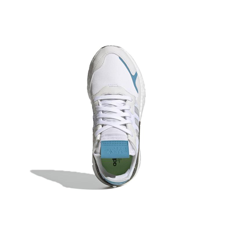 adidas Оригинальные кроссовки Nite Jogger Белые/Синие Женские кроссовки FX6904