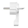 Angled plug 2P+Z, Uni-Schuko, black