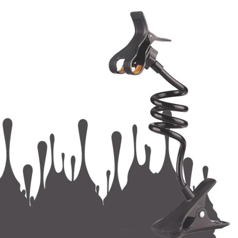 360 Универсальный ленивый кронштейн для мобильного телефона, портативный гибкий кронштейн для кровати, настольный кронштейн для смартфонов, подставка с зажимом для стола, основание-подставка