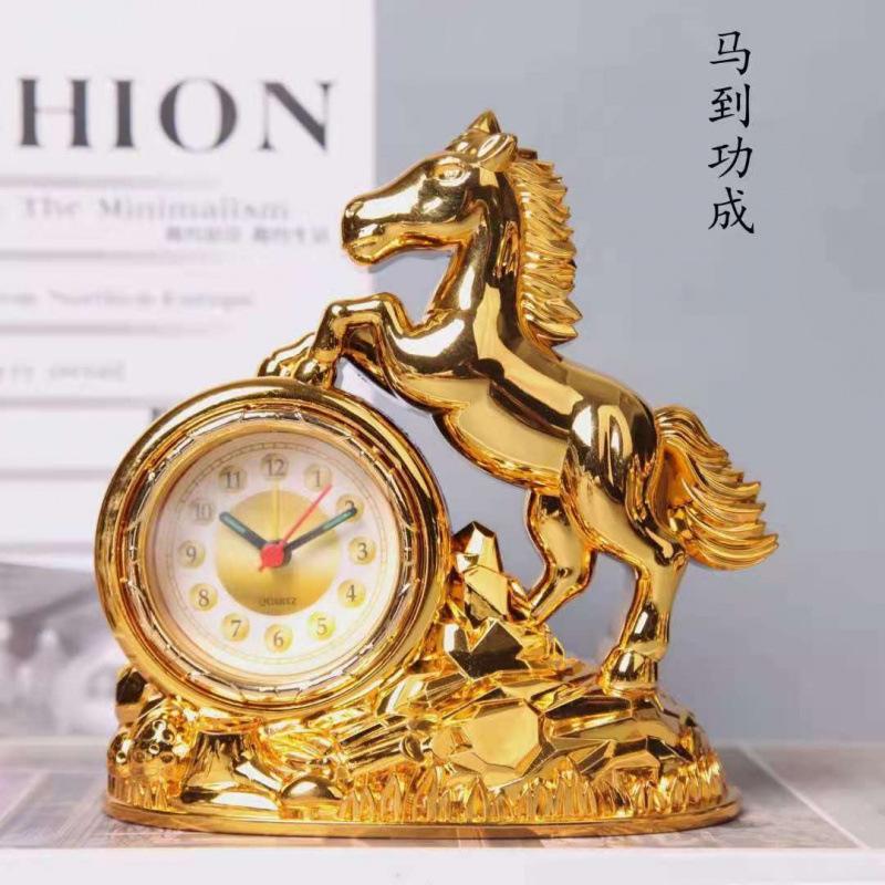 A Retro Cartoon Alarm Clock with Loud Alarms for Students, Children, and Office/Home Desk Ornaments. A Creative Gift.