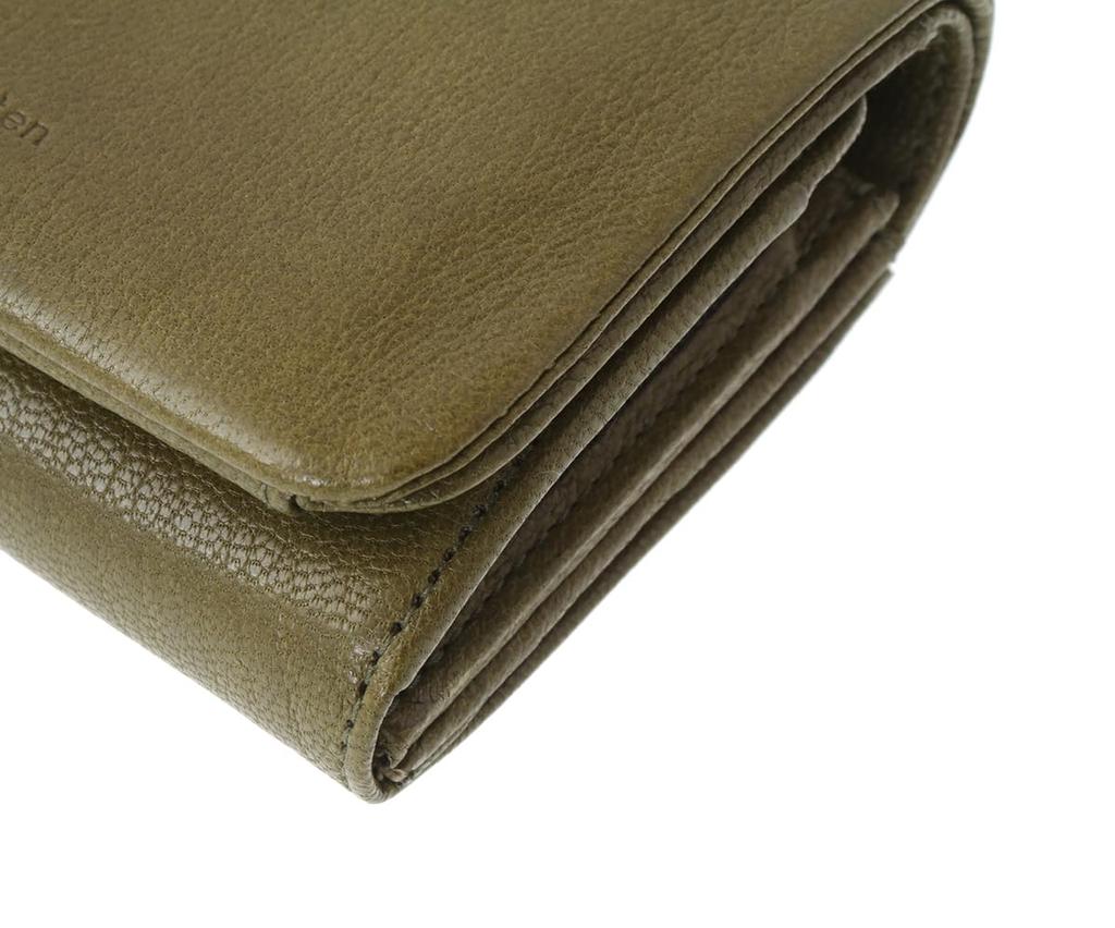 Goat Basic Bifold Wallet Khaki [Genten] Women's 44362-75