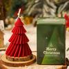 8X11 см Рождественская елка Ароматерапевтические свечи Подарки Соевый воск Настольные украшения Украшения для дома Творческие сувениры Форма циклона