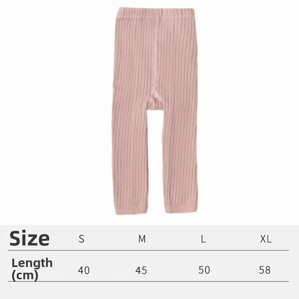 Stripes Toddler Leggings Ribbed Knit Stretch Pants New Baby Girls Leggings  Ankle-Length Pants