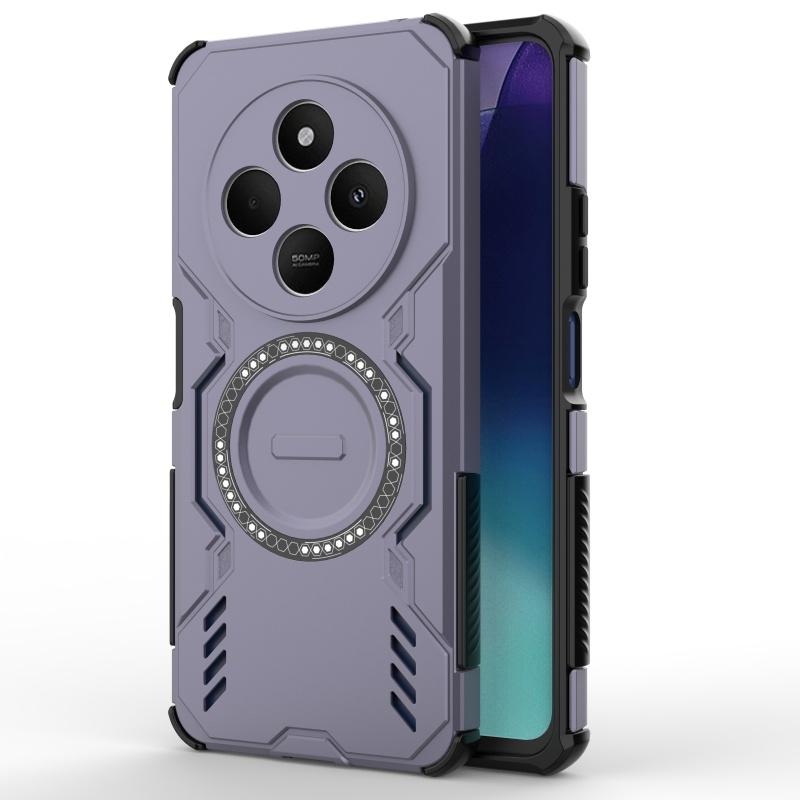 Для Redmi 14C Чехол Чехол Xiaomi Redmi 14C Capas Armor Bumper Магнитный Жесткий Противоударный Magsafe Беспроводная зарядка Fundas Redmi 14C