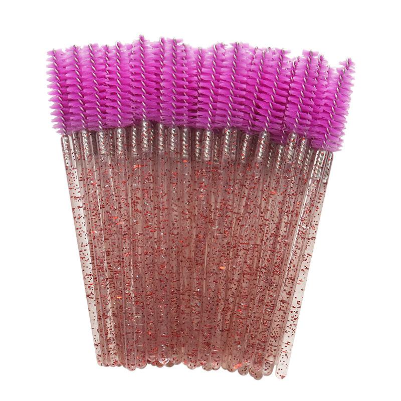 50Pcs/pack Eyelash Brush Disposable Eye Lashes Comb Applicator Makeup Tools Mascara Extension Comb Wands Brushes