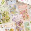30PCS Flower Stickers Unique Exquisite Aesthetic Trendy Floral Stickers for Journaling Notebook