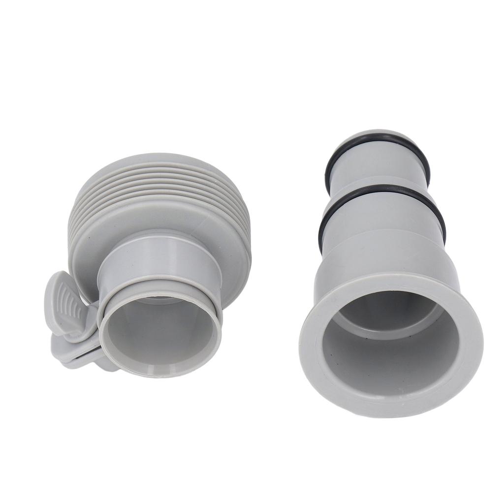 Набор из 4 шт. Адаптер для шланга бассейна Набор ПВХ Резьбовой Хомутный Тип Соединитель Шланга Насоса Бассейна Комплект для Замены