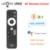 Original UGOOS UR02 BT Voice Remote Control with Gyroscope Replacement for Ugoos AM8 PRO AM6B PLUS X4Q Cube Pro TOX3 TOX4 Android TV Box
