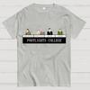 Footlights College Unisex 100% Cotton Summer Casual Cool Loose T-Shirt