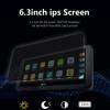 6,3-дюймовый портативный мотоциклетный ЖК-дисплей GPS пылезащитный IPX7 водонепроницаемый для беспроводного Apple CarPlay и Android Auto
