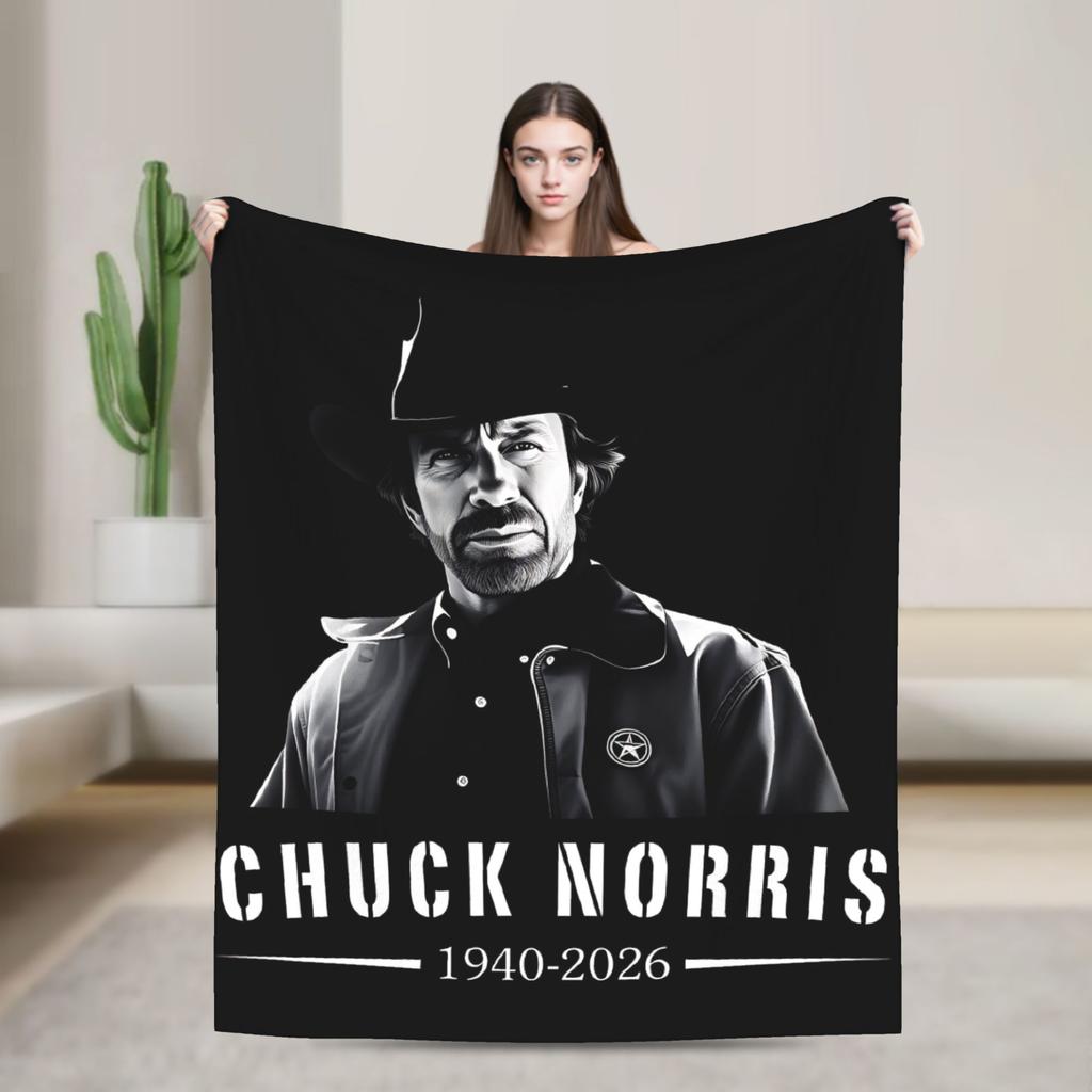 Soft Cozy Throw Blanket Travel Office Chuck Norris Texas Ranger Poster Blanket Flannel Bedspread For Living Room Sofa Bed Cover