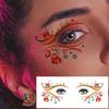 10 шт. Временные наклейки для татуировок глаз, поддельные татуировки для макияжа лица