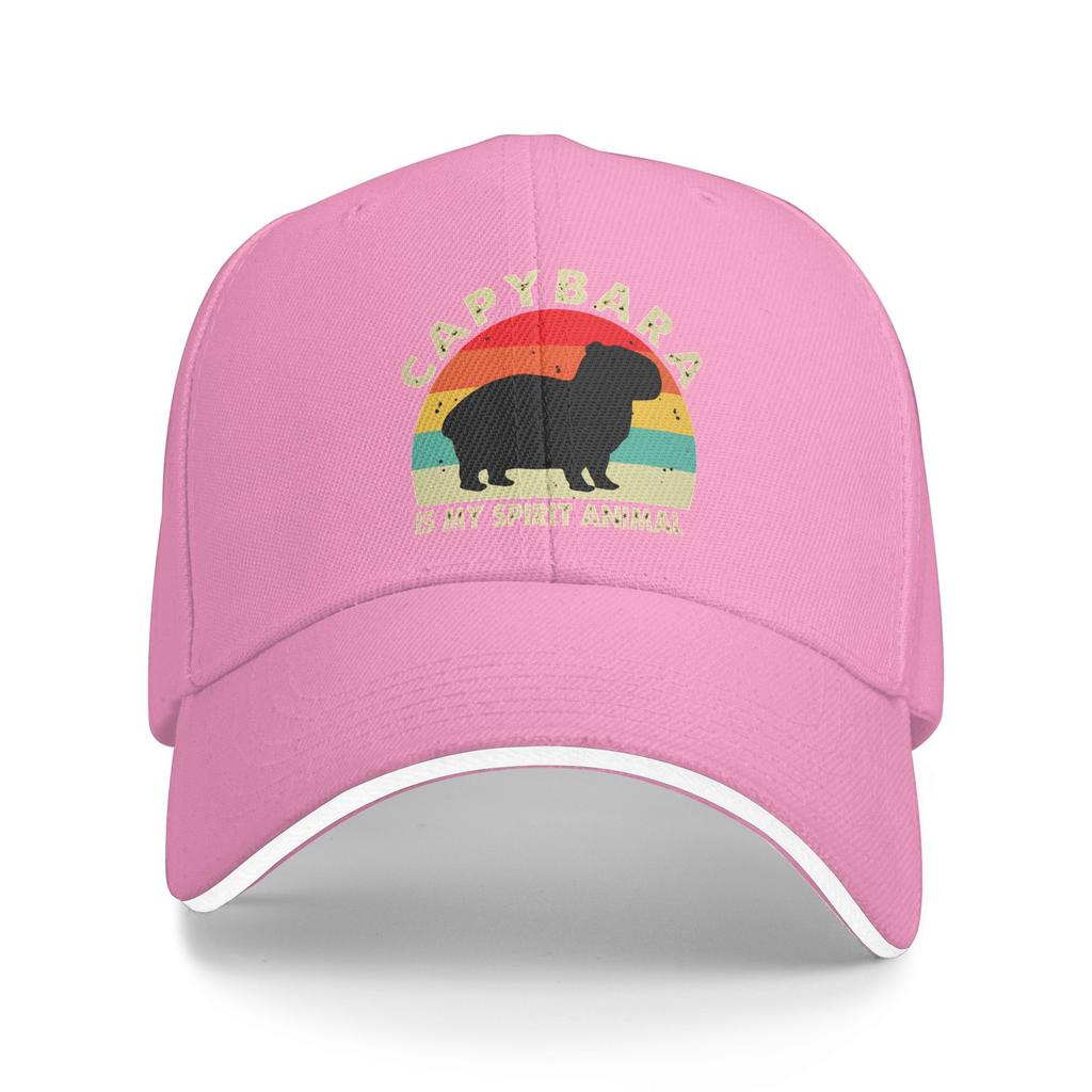 Capybara Is My Spirit Animal Casual Baseball Cap Running Hippie Hip Hop Hats Summer Sun Visor Women Men Trendy Snapback Cap