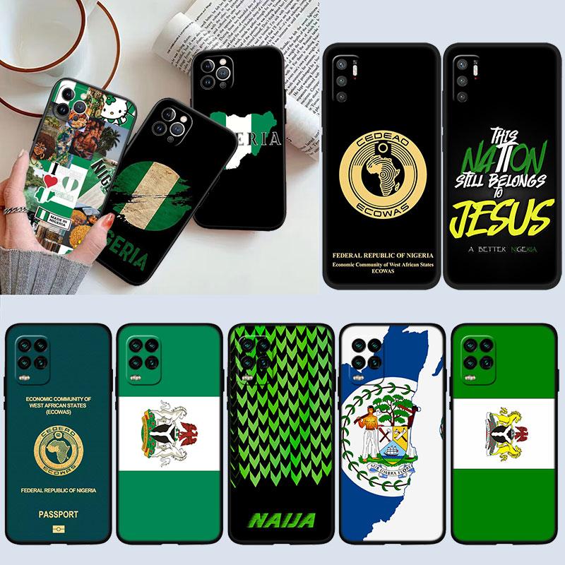 IK50 Nigeria Flag Passport Phone Case for OPPO A40 A60 A80 A15 A16 A16K A12 A17 A17K A54 A54S A53 A53S A55 A56 A57 A98 F23