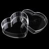 Empty Bottle Heart Shaped Candy Boxes Packaging Jar Nail Art Cosmetic Storage