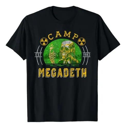 Винтажная футболка Camp Megadeth Унисекс Подарок фанату S-5XL Унисекс футболка