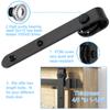 Barn Door Hardware Kit  Heavy Duty Sturdy Sliding Barn Door Track Smoothly and Quietly J Shape Hanger Cupboard Door Panel Acss