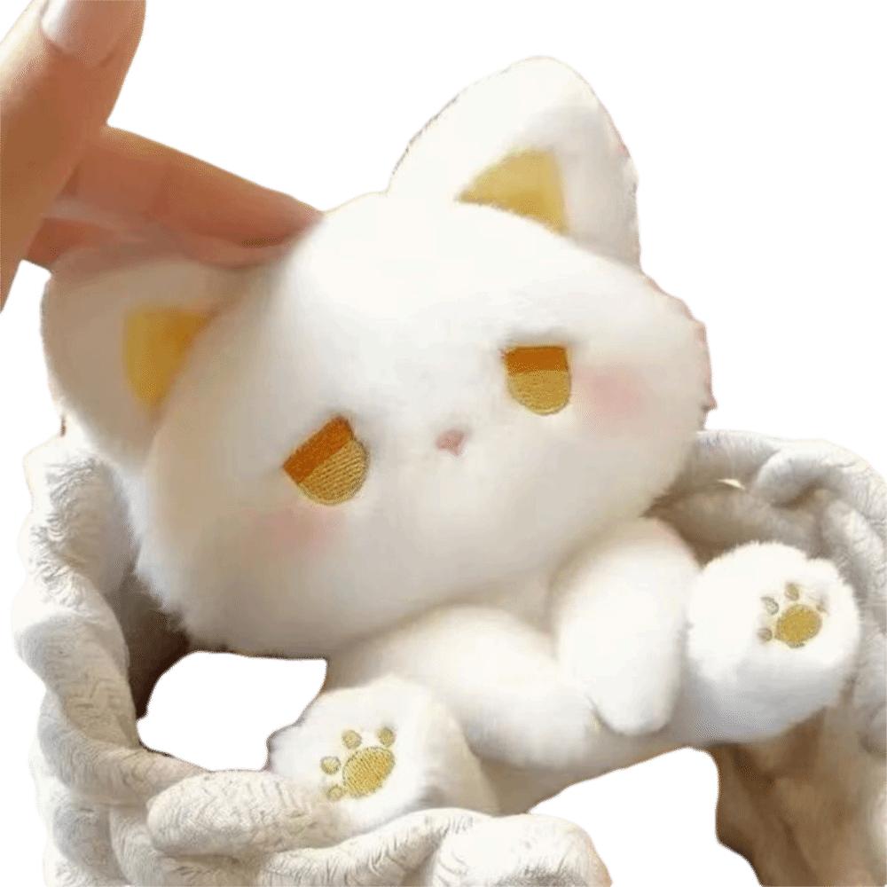 Cute Emo Dolls Sitting Posture Stuffed Animal Emo Sad Cat Plush Toy Gift For Friends