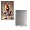 unny Rooster Coffee Morning Vintage Iron Metal Tin Sign x Inch Farm Kitchen Home Wall Decor
