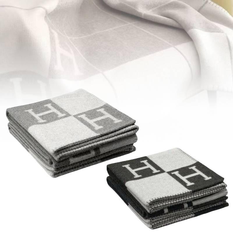 Премиальное зимнее шерстяное одеяло мягкое уютное H-дизайн дорожные покрывала несколько цветов