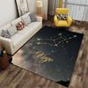 Virgo Constellation Starry Theme suitable as a non-slip mat for the living room or bedroom sofa