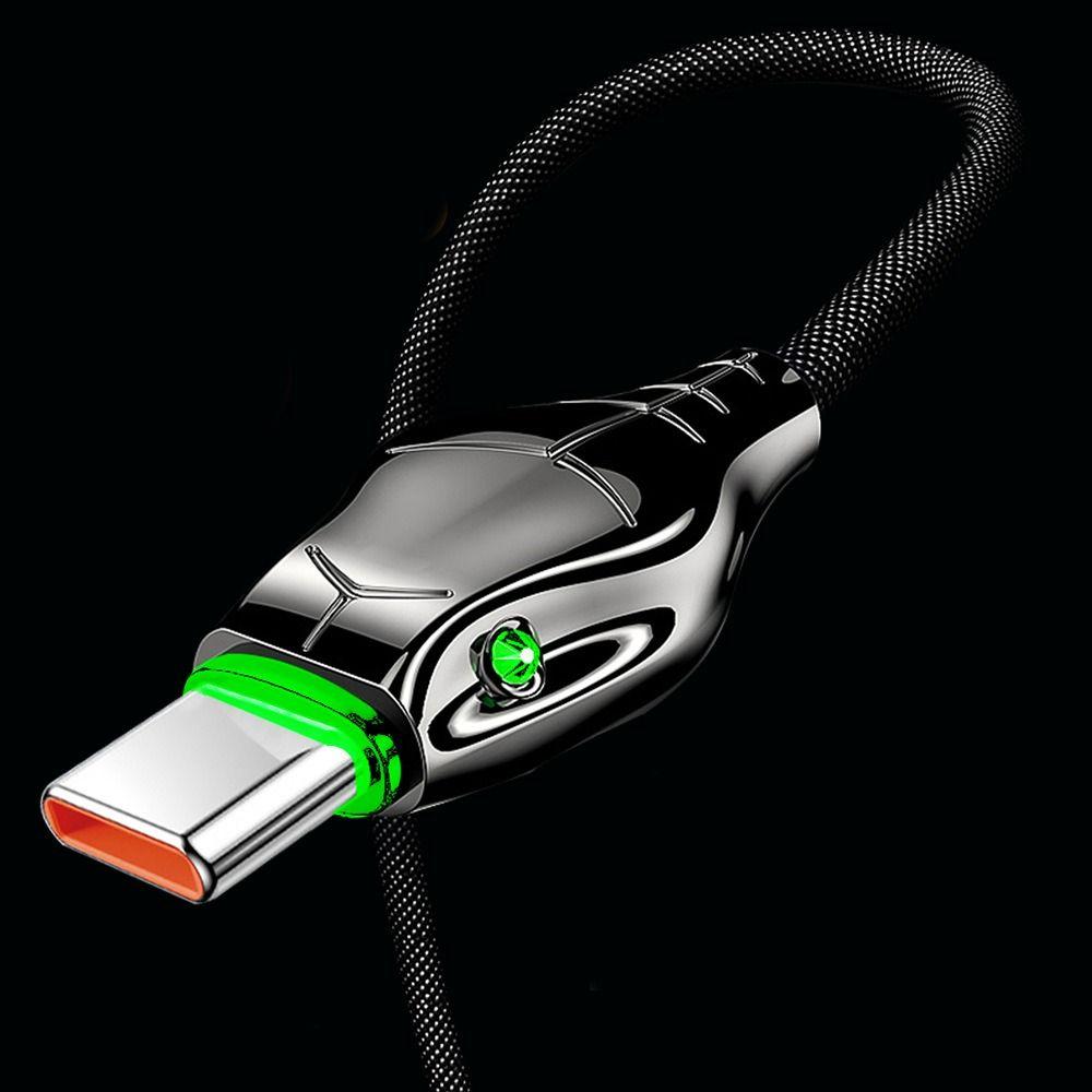 Плетеный USB-кабель Type A - Type C 7A USB C кабель для быстрой зарядки для Samsung/HUAWEI