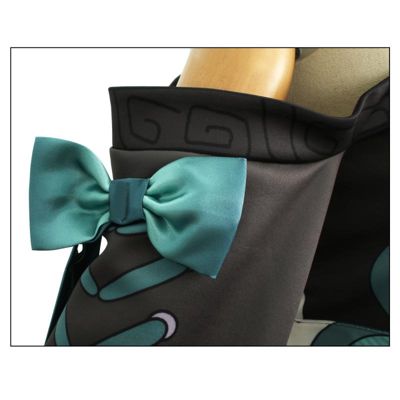 Game Honkai: Star Rail Qingque Cosplay Wig Dress Shorts Bow Headwear Accessories Full Set Clothing Halloween Carnival Costumes
