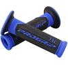 Daytona PROGRIP Motorcycle Grips for Handlebar Diameter 125mm Gel 732 Type 98096 22.2 Anti-Vibration End-Penetrated Black/Blue
