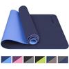 Yoga Mat - Not Specified - 183x61x0.6 Cm - Blue - Recyclable TPE - Non-slip