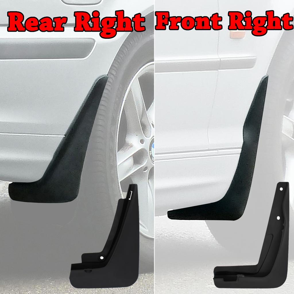 4 шт. передние и задние брызговики, брызговики на крыльях для BMW 3 серии E46 1997-2006 гг., брызговики 1998 1999 2000 01 02 03 04