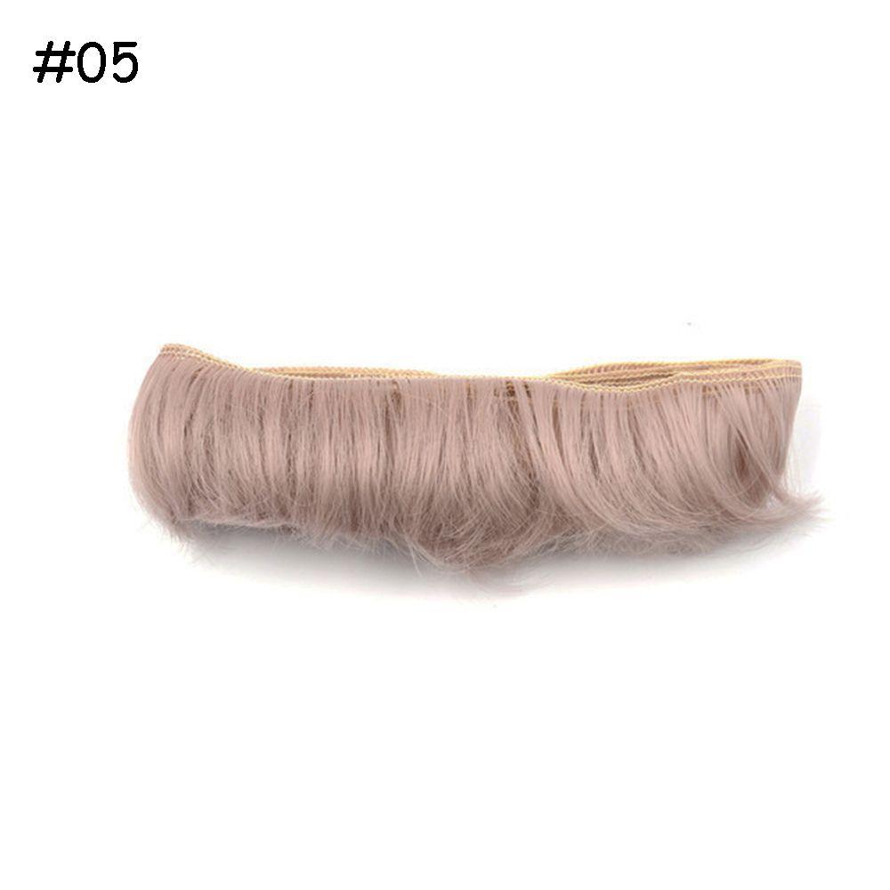 5CM Kids Gifts Accessories 1/6 1/4 1/3 Short Curly Wigs Toy Toupee Doll Fringe Hair Mini Tresses