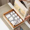 Tea set suet jade white porcelain kung fu tea set Dehua white porcelain ink wind light luxury gift box company gift