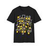 Music Notes T-Shirt, Classical Music, Music Pattern Tee, Music Illustration