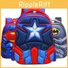 3d Spiderman Batman Captain America Childrens School Bag Backpack For Kids Boys