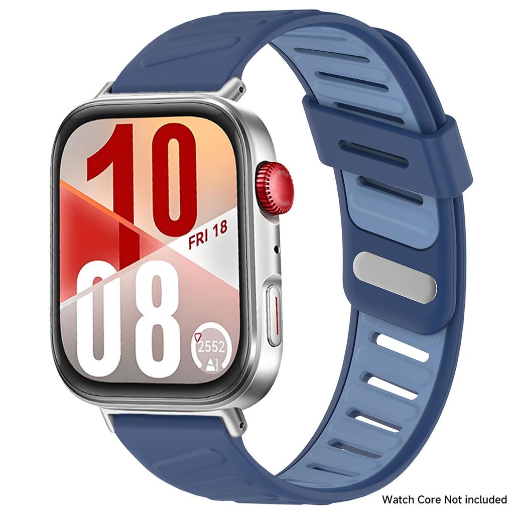 Магнитный ремешок для Huawei watch fit 4 4pro 3 двухцветный силиконовый ремешок для huawei band fit 3 4 4pro дышащий спортивный браслет